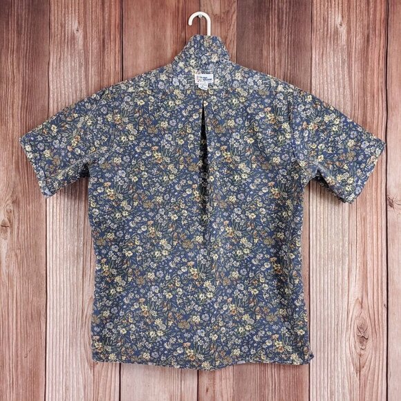 *READ* Reyn Spooner Mens Size Large Hawaiian Floral Short Sleeve Button Up Shirt - Picture 4 of 12